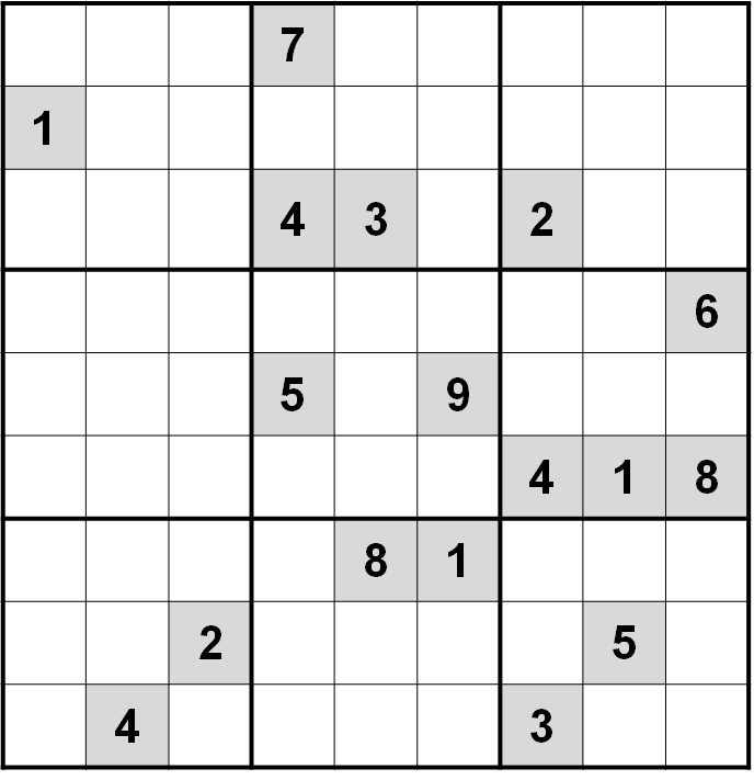 Sudoku - Solve online & Print @ Daily Sudoku